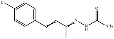 4-(p-Chlorophenyl)-3-buten-2-one semicarbazone 结构式