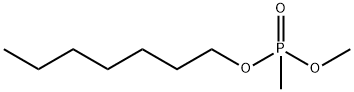 Heptyl methyl methylphosphonate 结构式