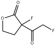2(3H)-Furanone, 3-fluoro-3-(fluoroacetyl)dihydro- (9CI) 结构式