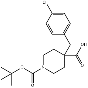 1-(Tert-butoxycarbonyl)-4-(4-chlorobenzyl)piperidine-4-carboxylicacid