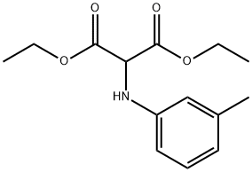 diethyl 2-[(3-methylphenyl)amino]propanedioate 结构式