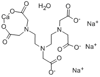 CALCIUM TRISODIUM DIETHYLENETRIAMINEPENTAACETATE HYDRATE 结构式