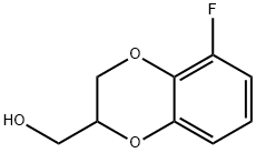 (5-Fluoro-2,3-dihydrobenzo[b][1,4]dioxin-2-yl)Methanol 结构式