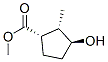 Cyclopentanecarboxylic acid, 3-hydroxy-2-methyl-, methyl ester, (1alpha,2alpha,3beta)- 结构式