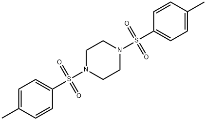 1,4-二甲苯磺酰哌嗪 结构式