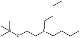 N-[2-(Trimethylsiloxy)ethyl]-N,N-dibutylamine 结构式