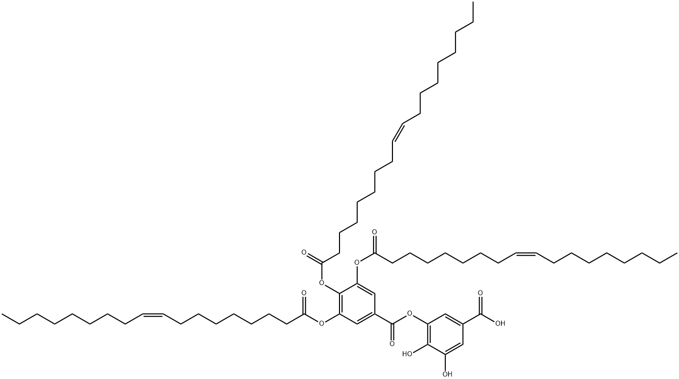 棓酰棓酸三油酸酯 结构式