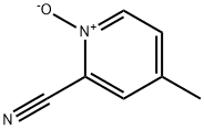 2-氰基-4-甲基吡啶 N-氧化物 结构式