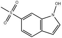 1-羟基-6-甲基磺酰基吲哚 结构式