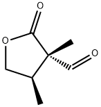 3-Furancarboxaldehyde, tetrahydro-3,4-dimethyl-2-oxo-, trans- (9CI) 结构式