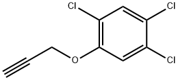 2,4,5-三氯苯基-Β-丙炔醚 结构式