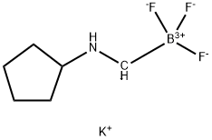 ((环戊基氨基)甲基)三氟硼酸钾 结构式