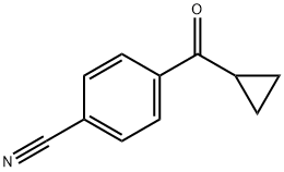 4-(环丙烷羰基)苯甲腈 结构式