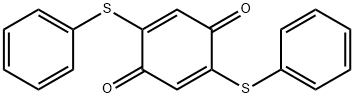 2,5-Bis(phenylthio)-1,4-benzoquinone 结构式
