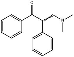 3-(dimethylamino)-1,2-diphenyl-2-propen-1-one 结构式