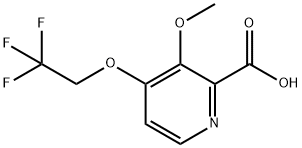 2-PYRIDINECARBOXYLIC ACID, 3-METHOXY-4-(2,2,2-TRIFLUOROETHOXY)- 结构式