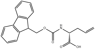 Fmoc-D-烯丙基甘氨酸 结构式
