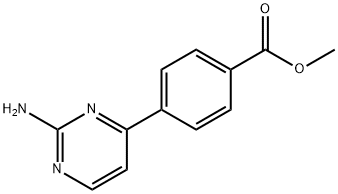 4-(2-亚氨基-1,2-二氢嘧啶-4-基)苯甲酸甲酯 结构式