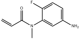 N-(5-amino-2-fluorophenyl)-N-methylacrylamide 结构式