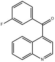 4-(3-Fluorobenzoyl)quinoline 结构式