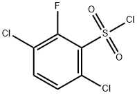 3,6-Dichloro-2-fluorobenzenesulfonylchloride 结构式