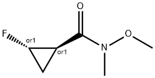 Trans-2-fluoro-N-methoxy-N-methylcyclopropanecarboxamide