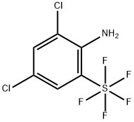2,4-Dichloro-6-(pentafluorosulfur)aniline 结构式