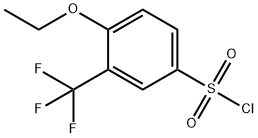 4-Ethoxy-3-(trifluoromethyl)benzenesulfonylchloride 结构式