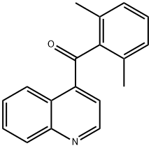 4-(2,6-Dimethylbenzoyl)quinoline 结构式