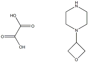1-(Oxetan-3-yl)piperazine oxalate 结构式