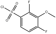 2,4-Difluoro-3-methoxybenzenesulfonylchloride 结构式