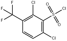 2,6-Dichloro-3-(trifluoromethyl)benzenesulfonylchloride 结构式