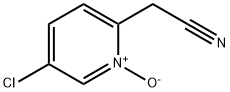 5-Chloro-2-(cyanomethyl)pyridine 1-oxide 结构式