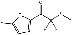 Ethanone, 2,2-difluoro-1-(5-methyl-2-furanyl)-2-(methylthio)- (9CI) 结构式