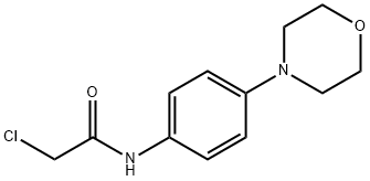2-氯-N-(4-吗啉-4-苯基)-乙酰胺 结构式
