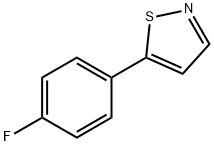 5-(4-FLUOROPHENYL) ISOTHIAZOLE 结构式