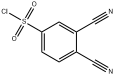 4-(chlorosulfonyl)phthalonitrile 结构式