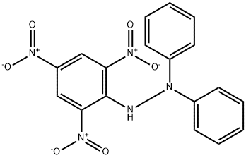 1,1-二苯基-2-苦味酰肼 结构式