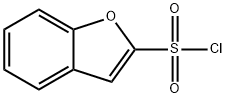 1-苯并呋喃-2-磺酰氯 结构式