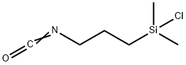 3-异氰酸基丙基二甲基氯硅烷 结构式