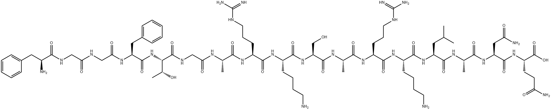 孤菲肽 结构式