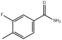 3-氟-4-甲基苯甲酰胺 结构式
