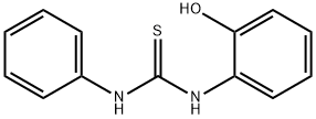 N-(2-hydroxyphenyl)-N'-phenylthiourea 结构式