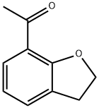 7-乙酰基-2,3-二氢苯并呋喃 结构式