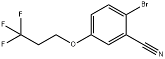 2-Bromo-5-(3,3,3-trifluoropropyloxyl)benzonitrile 结构式