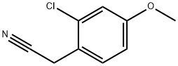 2-氯-4-甲氧基苯基乙腈 结构式