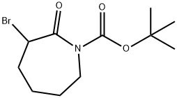 tert-butyl 3-bromo-2-oxoazepane-1-carboxylate 结构式