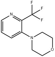 4-(2-(Trifluoromethyl)pyridin-3-yl)morpholine 结构式