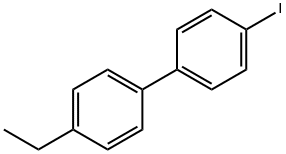 4-乙基-4'-碘代联苯 结构式