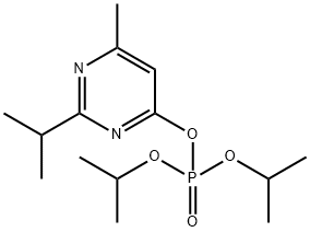 4-dipropan-2-yloxyphosphoryloxy-6-methyl-2-propan-2-yl-pyrimidine 结构式